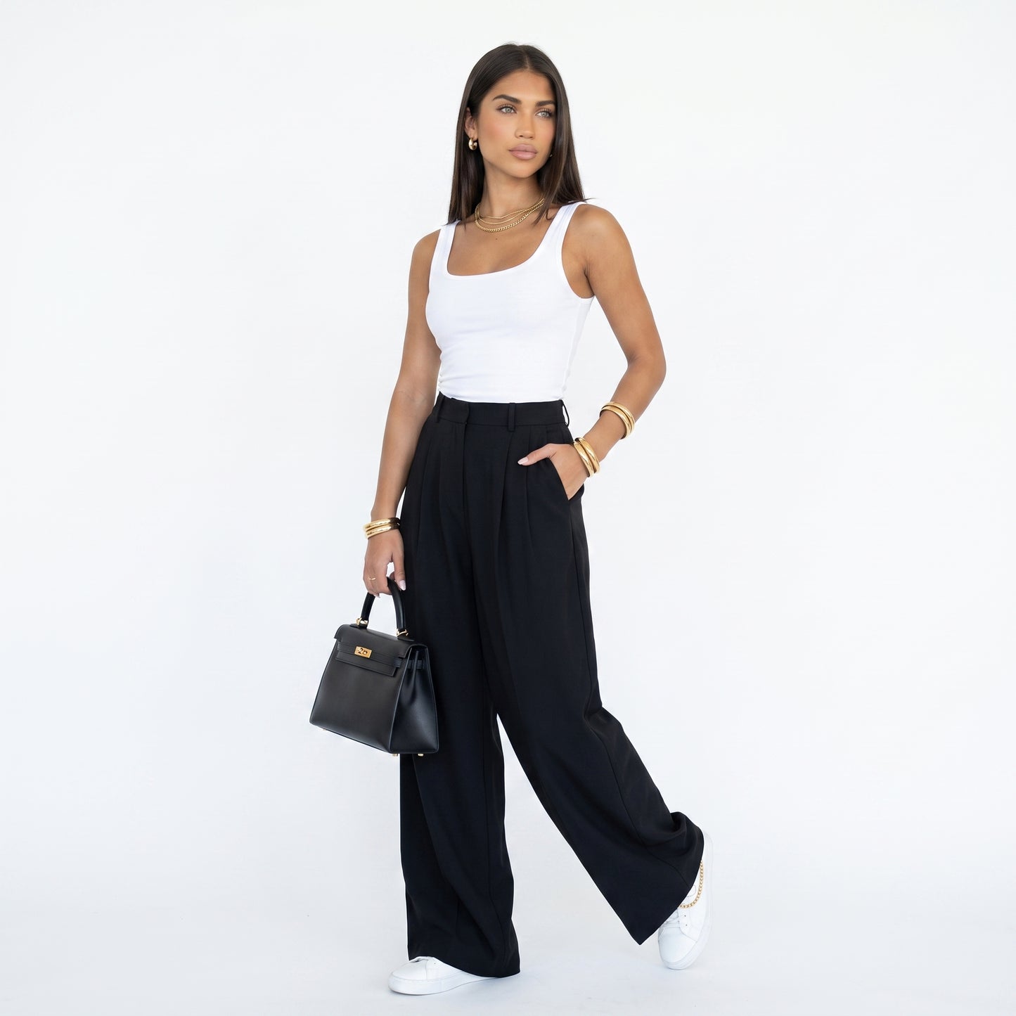 ARIADNA | Pantalón fluido de pierna ancha
