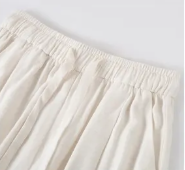 ADELA | Pantalón de lino y algodón de pierna ancha