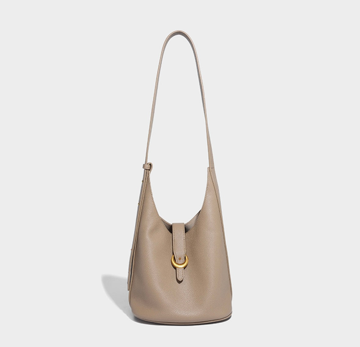SARAY | Bolso de hombro de cuero genuino