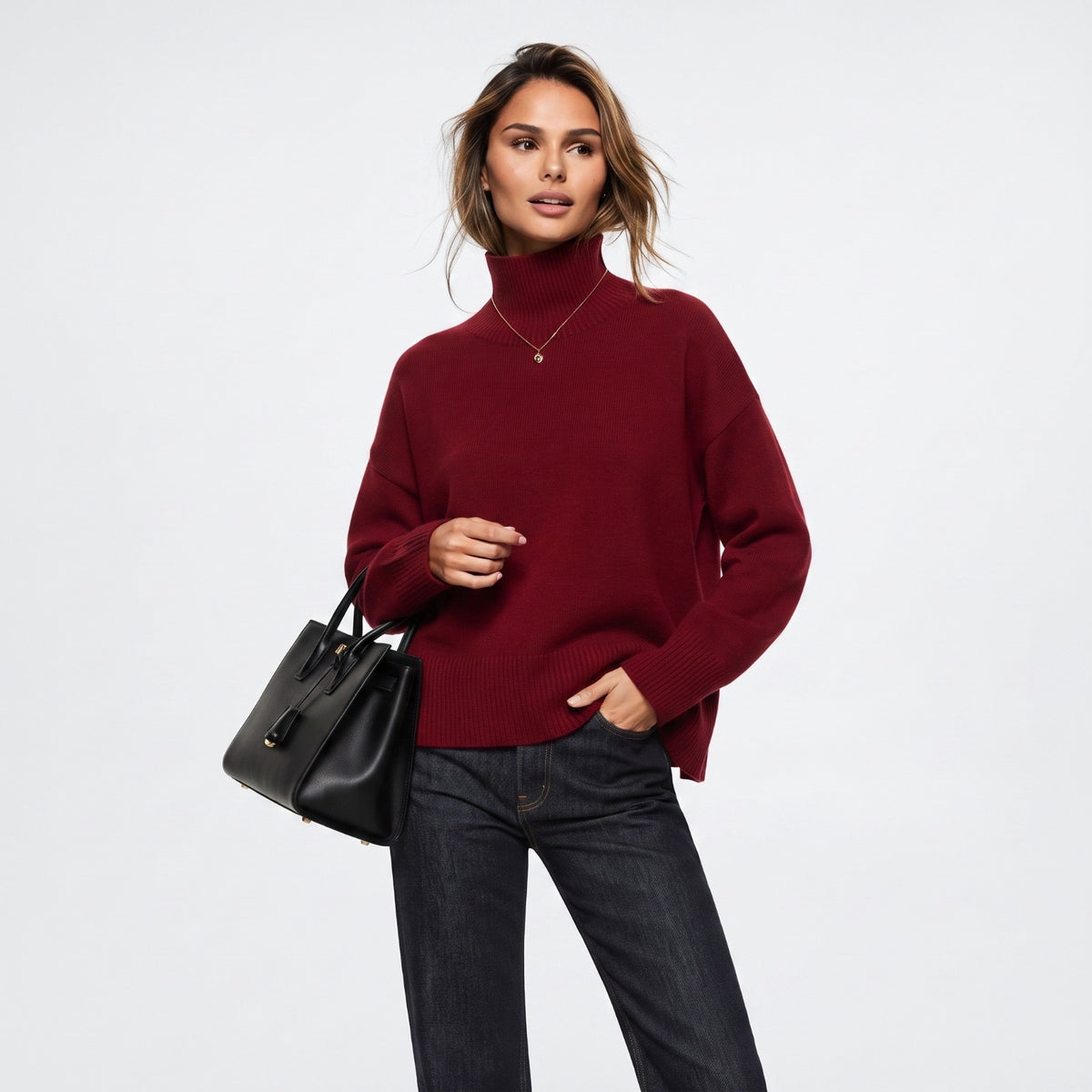 AMAIA | Jersey de lana con cuello alto