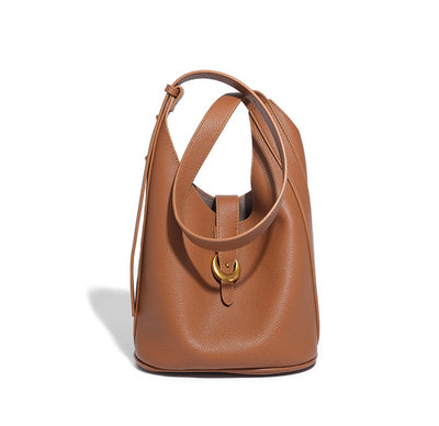 SARAY | Bolso de hombro de cuero genuino