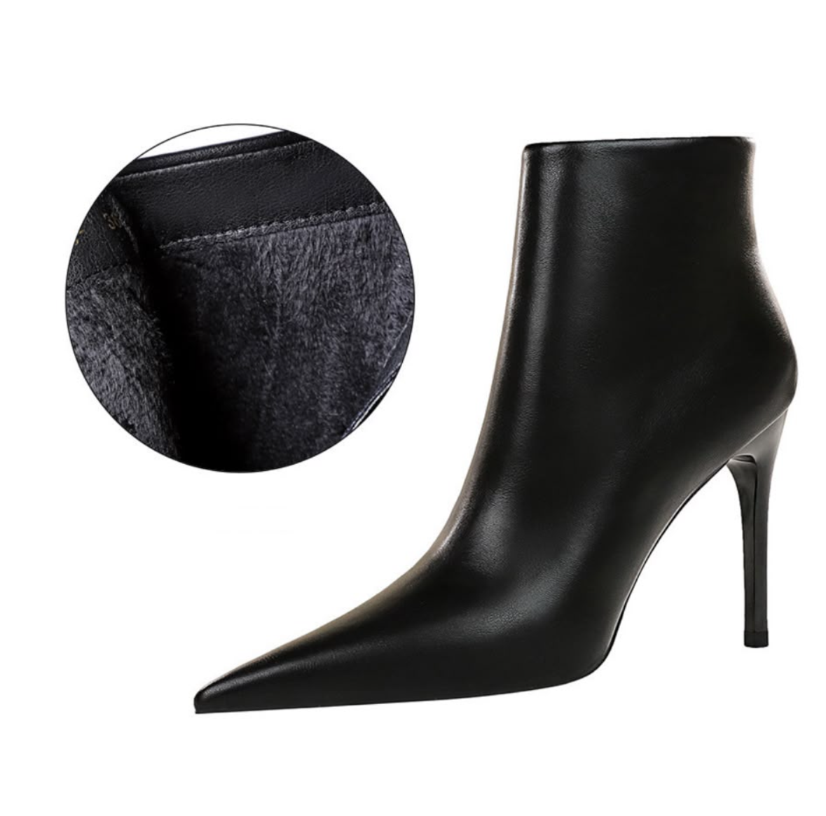 CLAUDIA | Botines de tacón fino y diseño estilizado