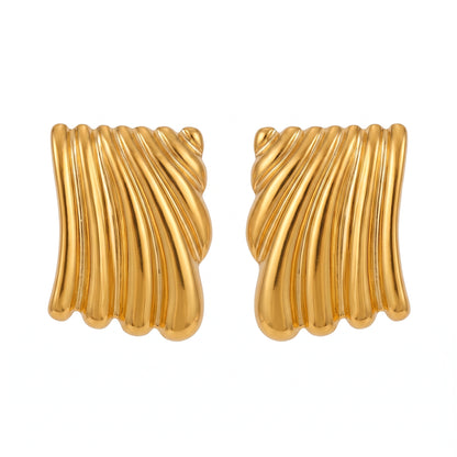 TAMARA | Pendientes geométricos de acero inoxidable