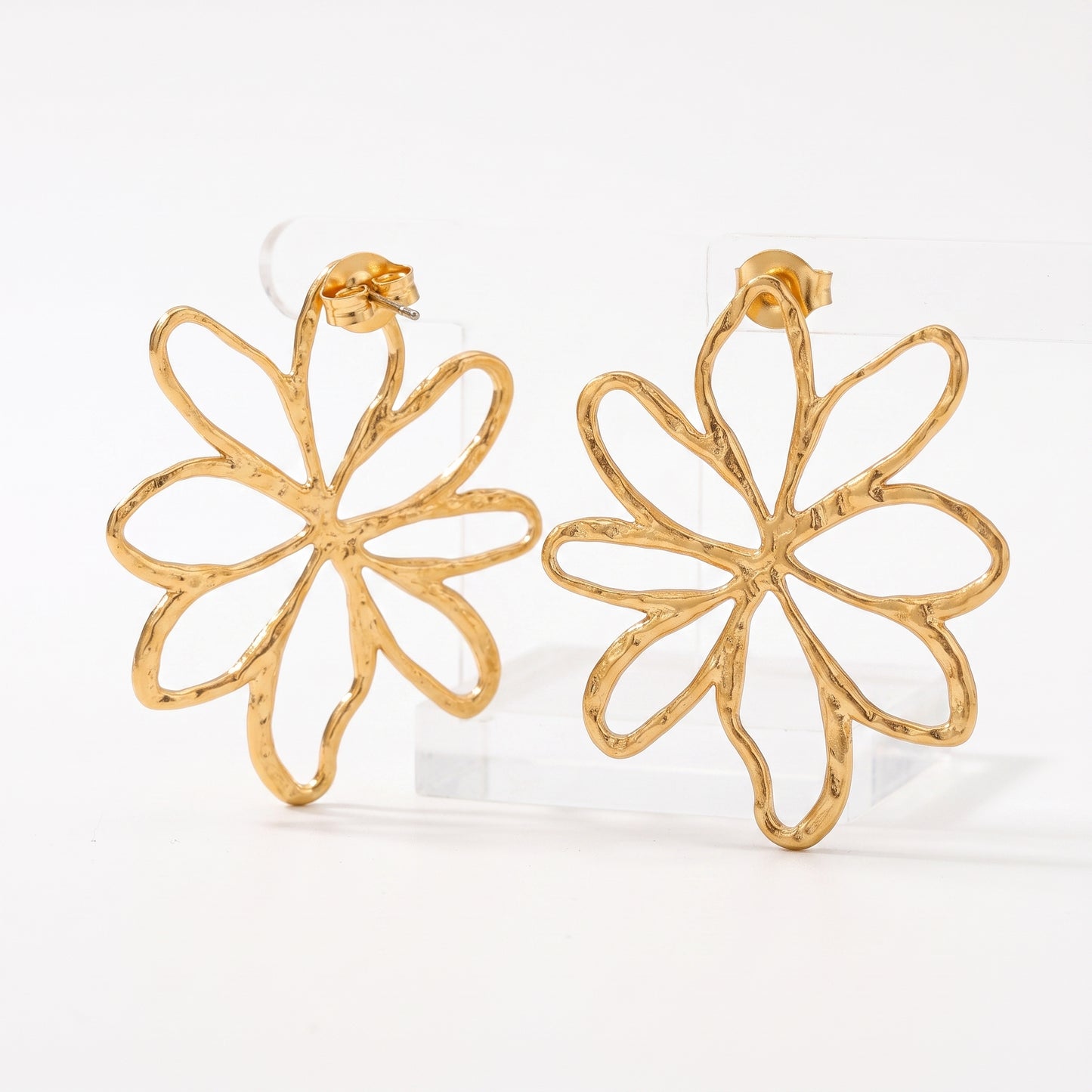 TAMARA | Pendientes geométricos de acero inoxidable