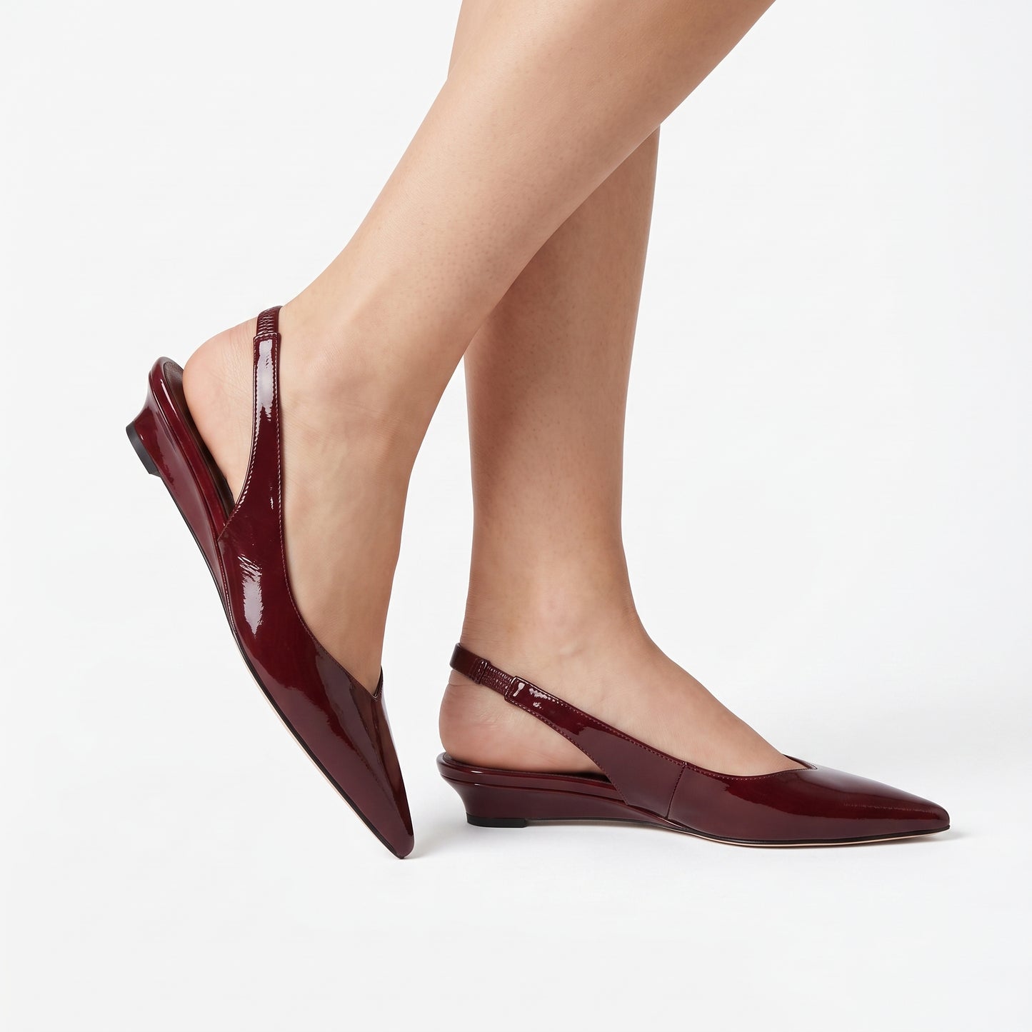 ANDREA | Sandalias de cuña con punta afilada