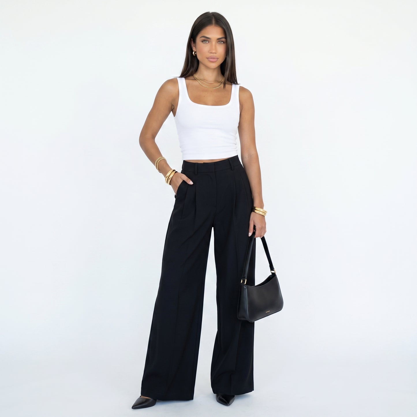 ARIADNA | Pantalón fluido de pierna ancha