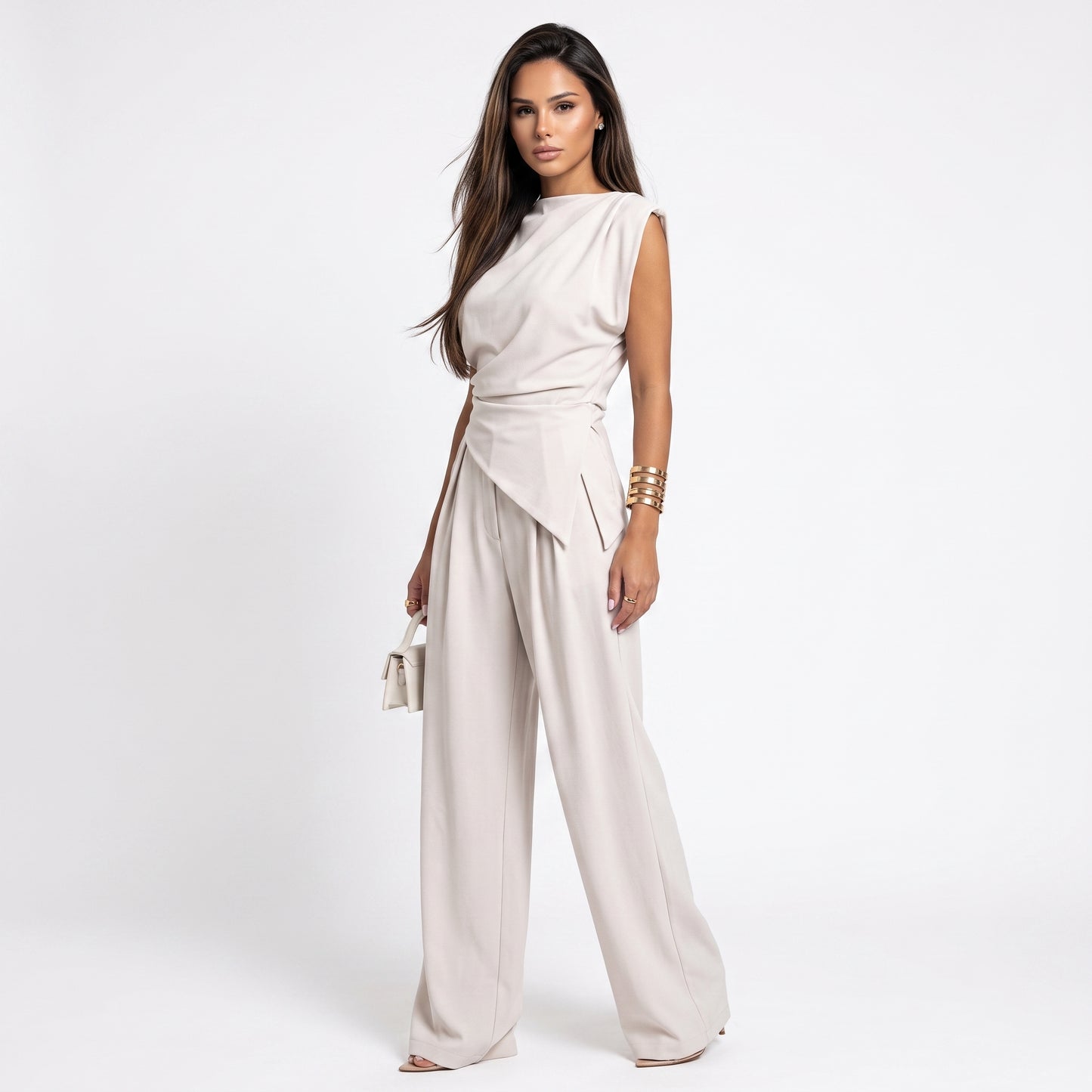 JULIA | Conjunto elegante de corte asimétrico