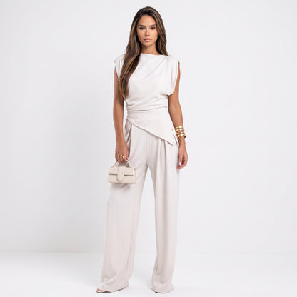 JULIA | Conjunto elegante de corte asimétrico