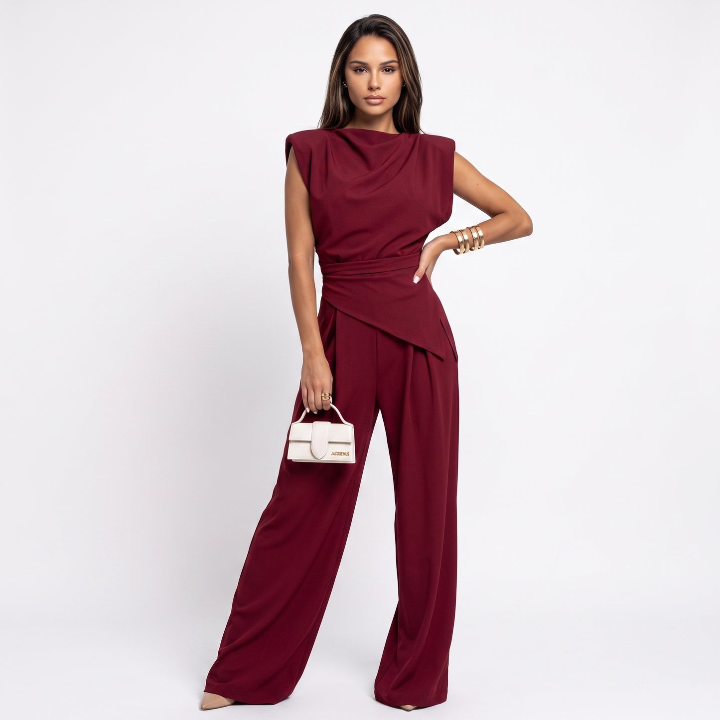 JULIA | Conjunto elegante de corte asimétrico