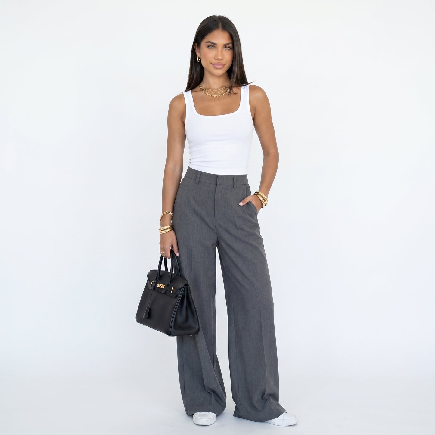 ARIADNA | Pantalón fluido de pierna ancha