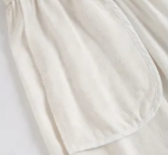 ADELA | Pantalón de lino y algodón de pierna ancha