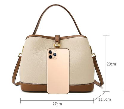 MARTA | Bolso bandolera de gran capacidad con acabado texturizado