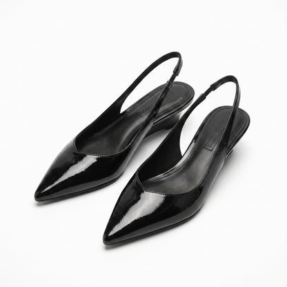 ANDREA | Sandalias de cuña con punta afilada