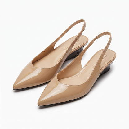 ANDREA | Sandalias de cuña con punta afilada