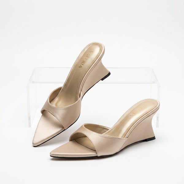 ÉLISE | Sandalias de cuña con tira elegante
